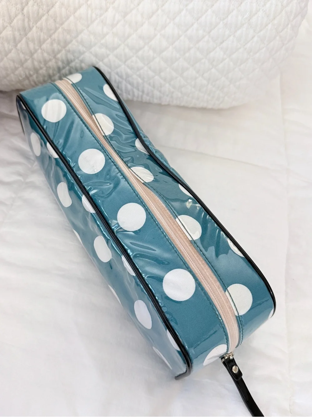 Kate Spade Vinyl Polka Dot Toiletry Bag